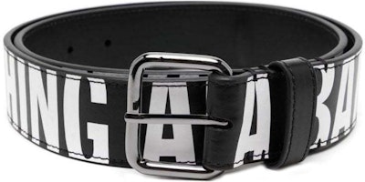 Bape A BATHING APE Printed Design Calfskin Leather Belt Black 4CM Wide Men. 001BTK201302M Bape A BATHING APE Printed Design Calfskin Leather Belt Black 4CM Wide Men. 001BTK201302M
