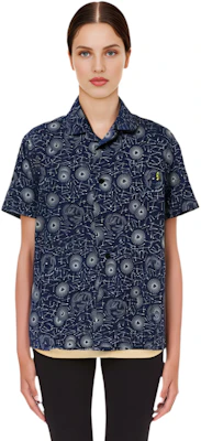Bape A BATHING APE Kemeja Lengan Pendek Unisex 7G30-131-007 Shop Bape A BATHING APE Kemeja Lengan Pendek Unisex 7G30-131-007