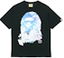 Buy Bape A BATHING APE 樱花猿人头图案T恤衫 1H20-110-028