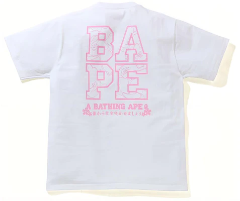 Bape A BATHING APE 樱花猿人头图案T恤衫 1H20-110-028 Details for Bape A BATHING APE 樱花猿人头图案T恤衫 1H20-110-028
