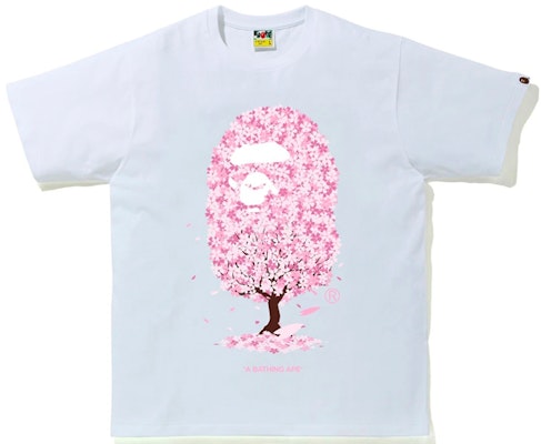 Bape A BATHING APE 桜 限定 エイプヘッド Tシャツ ユニセックス. 1G20-110-045 Order Bape A BATHING APE 桜 限定 エイプヘッド Tシャツ ユニセックス. 1G20-110-045