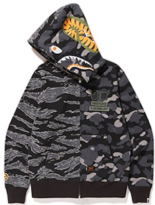 베이프 어 베이싱 에이프 샤크 카모 후디. 1E73-115-906 Lookbook 베이프 어 베이싱 에이프 샤크 카모 후디. 1E73-115-906