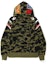 Shop Bape A BATHING APE Shark Camo Hoodie Jaket Cetakan. OZXSWM15012XD
