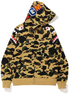 Bape A BATHING APE Shark Camo Hoodie Jaket Cetakan. OZXSWM15012XD Purchase Bape A BATHING APE Shark Camo Hoodie Jaket Cetakan. OZXSWM15012XD