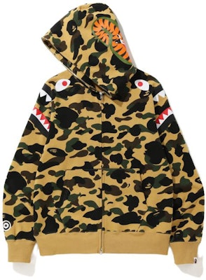 Bape A BATHING APE Shark Camo Hoodie Jaket Cetakan. OZXSWM15012XD Details for Bape A BATHING APE Shark Camo Hoodie Jaket Cetakan. OZXSWM15012XD