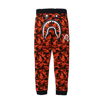 Bape A BATHING APE Shark Camo Print Knit Sweatpants . 1F73-152-923