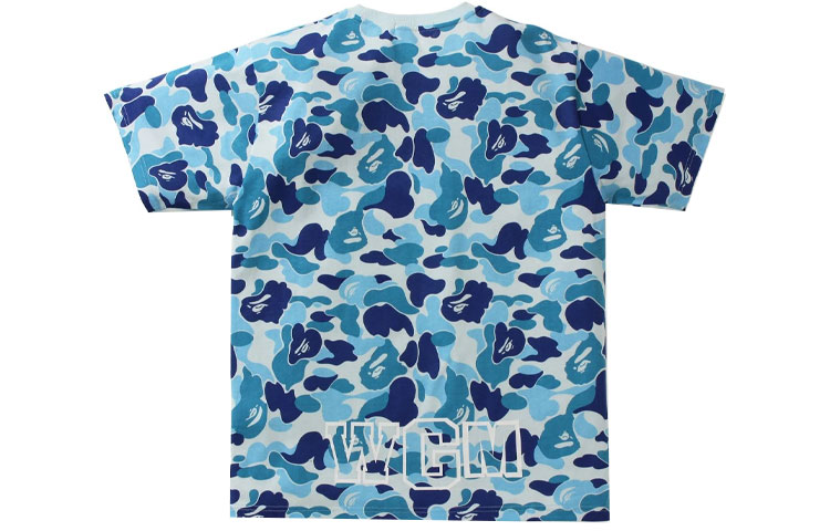 Bape A BATHING APE Shark Camo Print Short Sleeve T-Shirt Mens. 1H80-109-019 圖 5