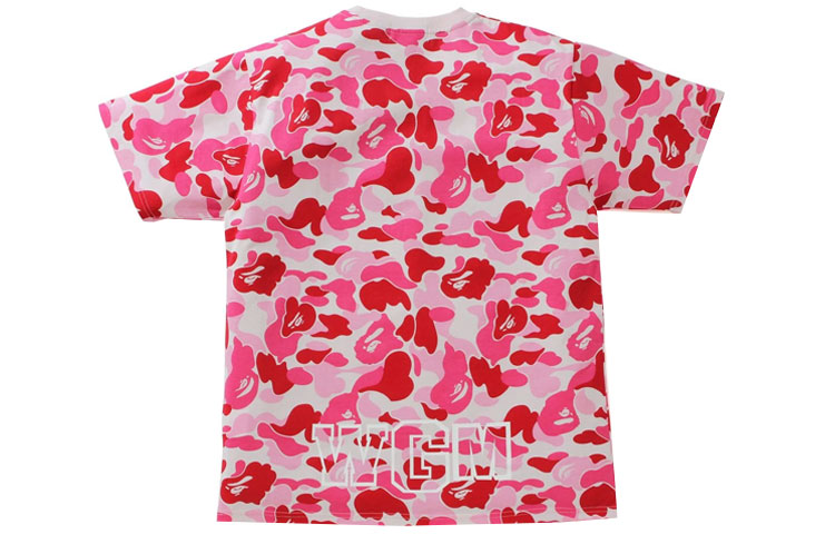 Bape A BATHING APE Shark Camo Print Short Sleeve T-Shirt Mens. 1H80-109-019 圖 8
