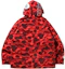 Shop Bape A BATHING APE Shark Camo Jaket Hooded Down Ski. 1I30-144-002