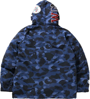 Bape A BATHING APE Shark Camo Jaket Hooded Down Ski. 1I30-144-002 Sizing Bape A BATHING APE Shark Camo Jaket Hooded Down Ski. 1I30-144-002