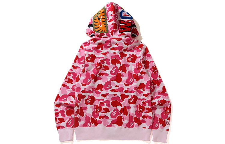 Bape A BATHING APE Shark Camo Zip Hoodie  Loose Fit Sweatshirt - Fall Edition. 1H30-115-018 圖 11