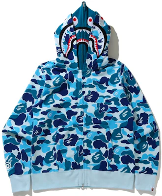 Bape A BATHING APE 鯊魚迷彩連帽外套 寬鬆版 衛衣 - 秋季款 1H30-115-018 Order Bape A BATHING APE 鯊魚迷彩連帽外套 寬鬆版 衛衣 - 秋季款 1H30-115-018