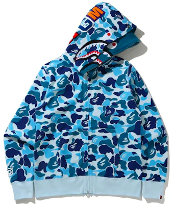 Bape A BATHING APE 鯊魚迷彩連帽外套 寬鬆版 衛衣 - 秋季款 1H30-115-018 Shop Bape A BATHING APE 鯊魚迷彩連帽外套 寬鬆版 衛衣 - 秋季款 1H30-115-018