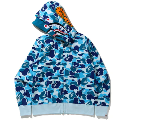 Bape A BATHING APE 鯊魚迷彩連帽外套 寬鬆版 衛衣 - 秋季款 1H30-115-018 Purchase Bape A BATHING APE 鯊魚迷彩連帽外套 寬鬆版 衛衣 - 秋季款 1H30-115-018