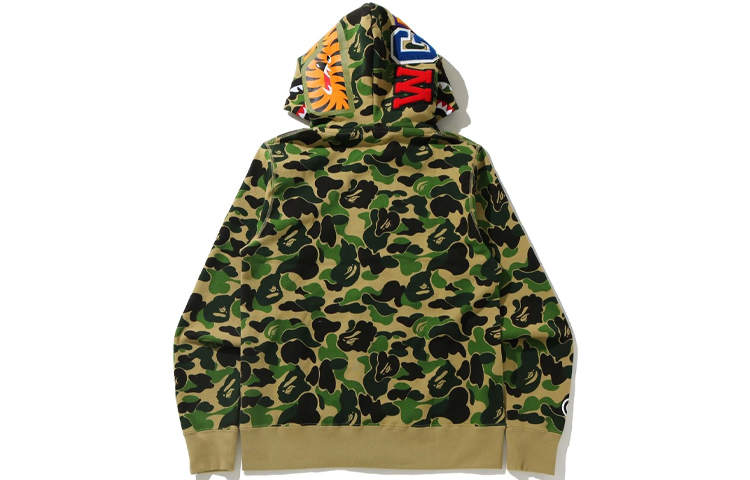 Bape A BATHING APE Shark Camo Zip Hoodie  Loose Fit Sweatshirt - Fall Edition. 1H30-115-018 圖 7