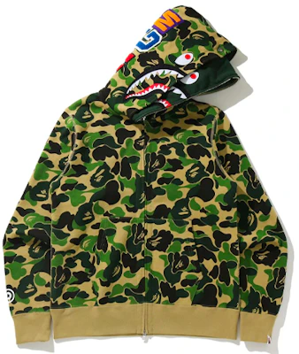 Bape A BATHING APE 鯊魚迷彩連帽外套 寬鬆版 衛衣 - 秋季款 1H30-115-018 Cheap Bape A BATHING APE 鯊魚迷彩連帽外套 寬鬆版 衛衣 - 秋季款 1H30-115-018