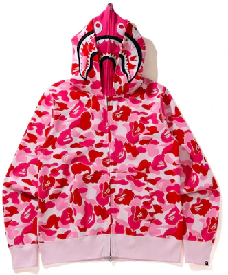 Bape A BATHING APE 鯊魚迷彩連帽外套 寬鬆版 衛衣 - 秋季款 1H30-115-018 2