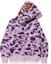 Lookbook Bape A BATHING APE 鯊魚迷彩拉鍊連帽外套 粉紫 男女皆宜款式。 001ZPD221011X