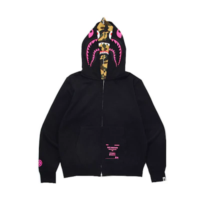 Bape A BATHING APE Shark Camo Zip Hoodie Shanghai Exclusive Unisex. TBD-BAPE-15