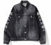 Lookbook Bape A BATHING APE Shark Denim Jacket Hitam Unisex Jaket Jeans BAPE-SS19-16