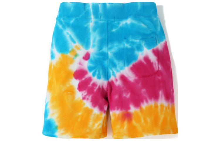 Lookbook Bape 鯊魚刺繡紮染迷彩休閒短褲 0ZXSPM153016C