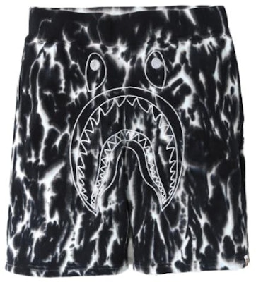 Bape 鯊魚刺繡紮染迷彩休閒短褲 0ZXSPM153016C Shop Bape 鯊魚刺繡紮染迷彩休閒短褲 0ZXSPM153016C