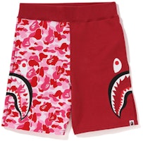 Bape A BATHING APE Shark Graphic Mid-Rise Fitted Shorts - . 1J30-153-016 Bape A BATHING APE Shark Graphic Mid-Rise Fitted Shorts - . 1J30-153-016