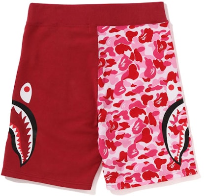 Bape 猿人头鲨鱼图案中腰修身短裤 1J30-153-016 3