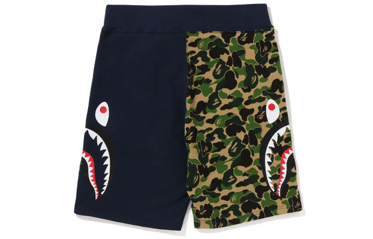 Lookbook Bape 猿人头鲨鱼图案中腰修身短裤 1J30-153-016