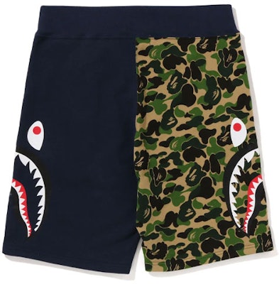 Bape 猿人头鲨鱼图案中腰修身短裤 1J30-153-016 Lookbook Bape 猿人头鲨鱼图案中腰修身短裤 1J30-153-016