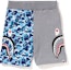 Sizing Bape 猿人头鲨鱼图案中腰修身短裤 1J30-153-016