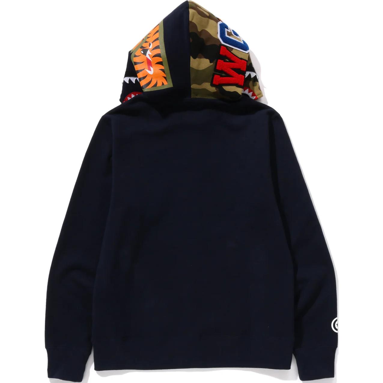 Bape A BATHING APE Shark Logo Hoodie with Kangaroo Pocket Unisex. 0ZXSWM115005N 圖 13
