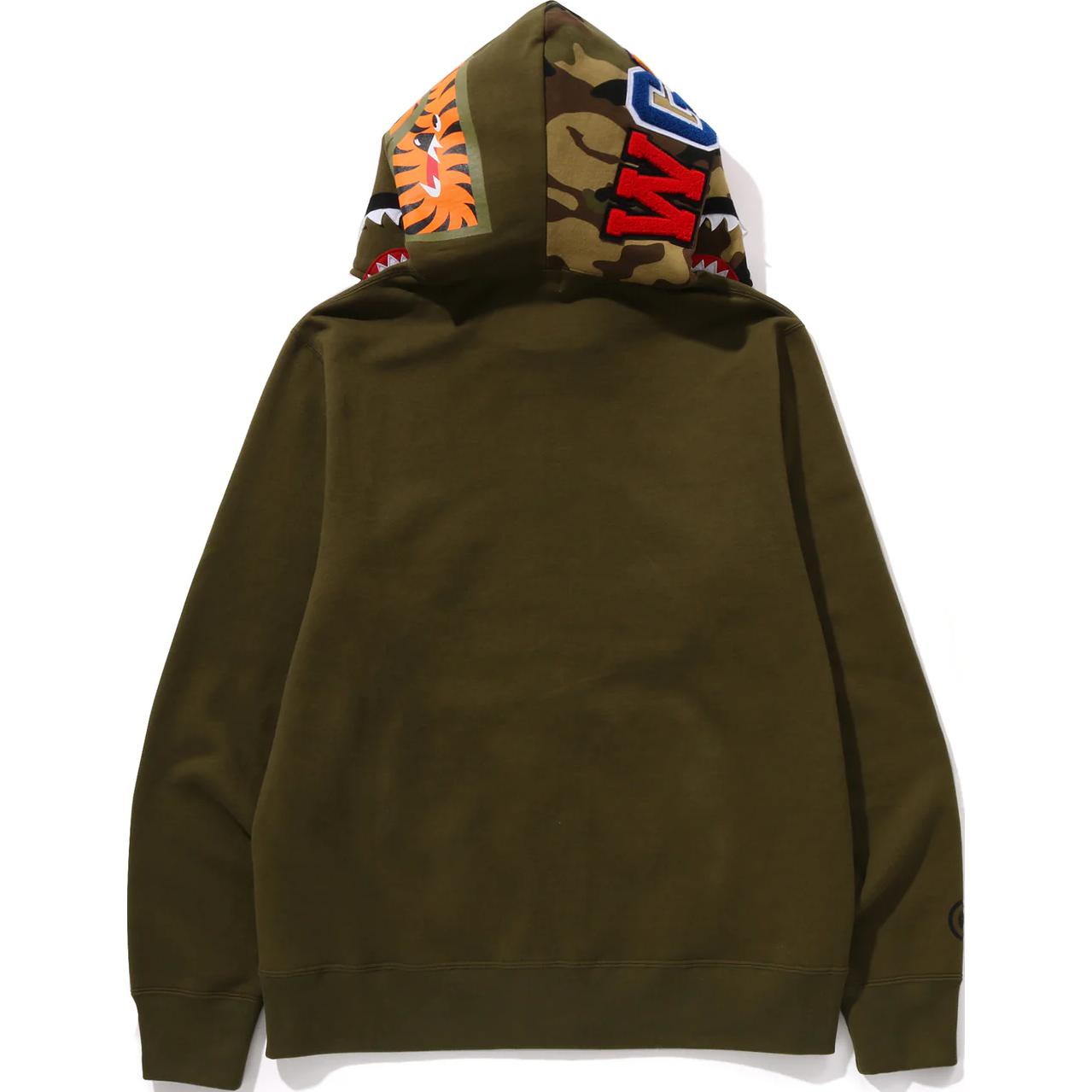 Bape A BATHING APE Shark Logo Hoodie with Kangaroo Pocket Unisex. 0ZXSWM115005N 圖 15
