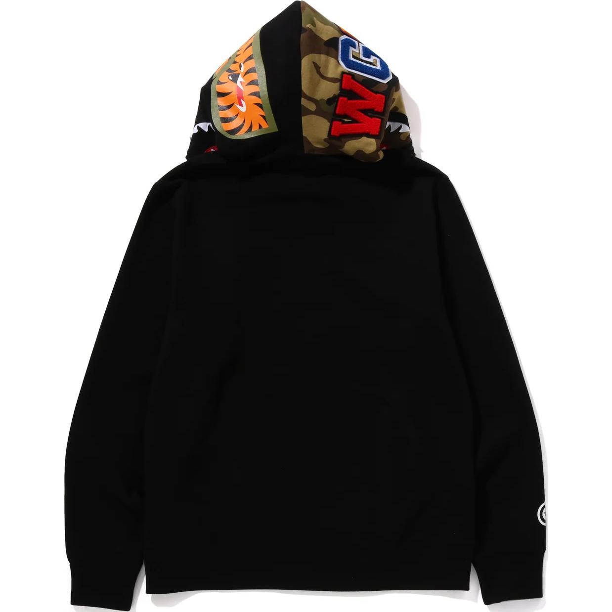 Bape A BATHING APE Shark Logo Hoodie with Kangaroo Pocket Unisex. 0ZXSWM115005N 圖 4