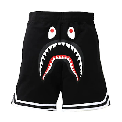 Bape A BATHING APE Shark Print Breathable Basketball Shorts. 1H30-153-015