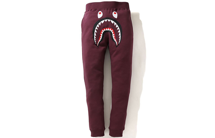 Order Bape A BATHING APE Seluar Jogger Cetakan Shark Knit Sweatpants. 1H30-152-013