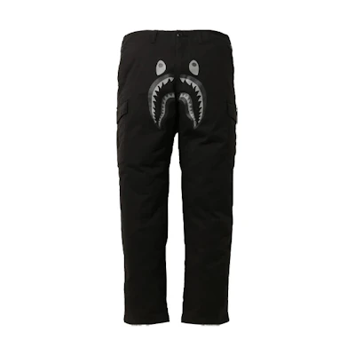 Bape A BATHING APE Shark Print Multi-Pocket Casual Cargo Pants Men 1G80-152-010