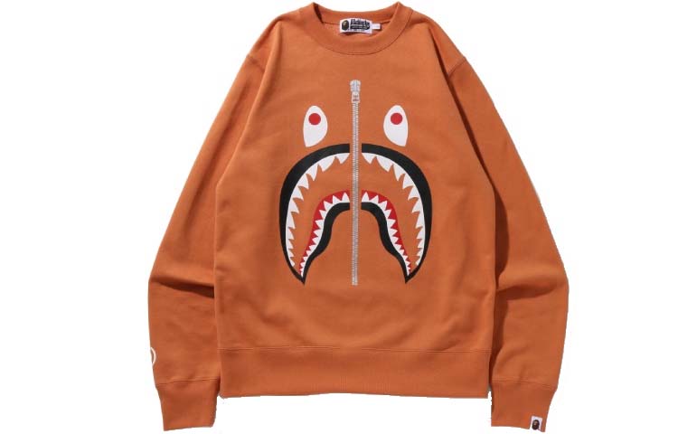 Bape A BATHING APE Shark Print Pullover Hoodie . 0ZXSWM113013I 圖 7
