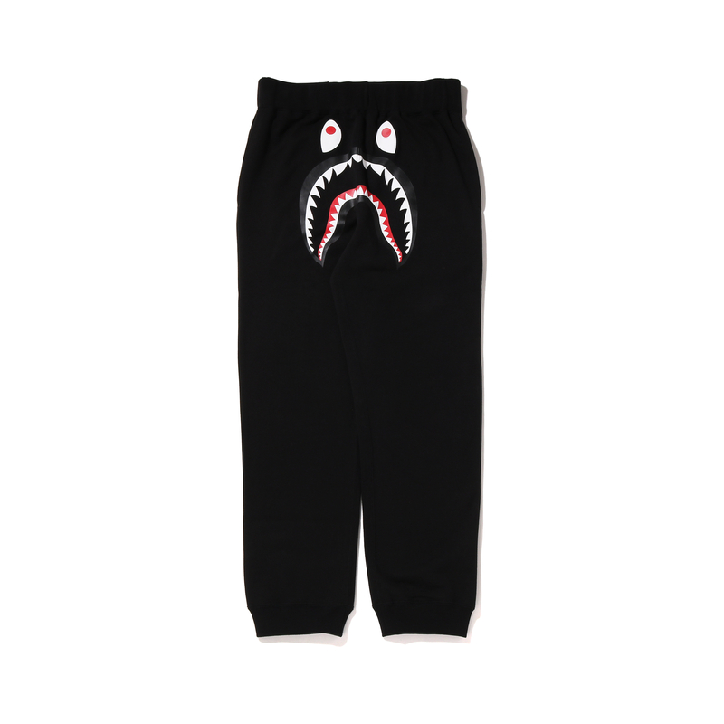 Bape A BATHING APE Shark Print Slim Fit Jogger Sweatpants  Casual Knit Pants. 0ZXPTMX52001J