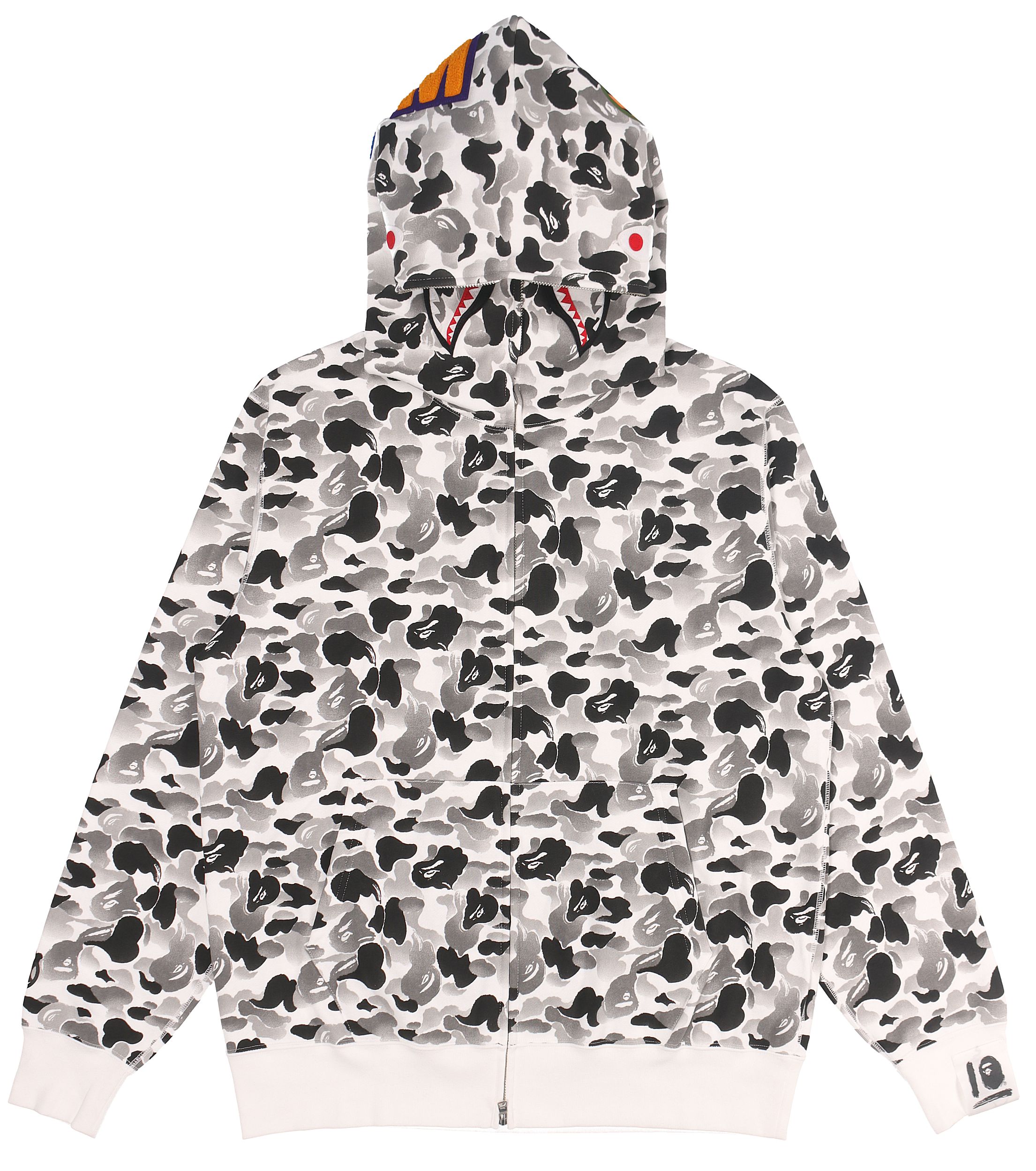 Bape A BATHING APE Shark Series 10th China Xintiandi Camo Hoodie Jacket -  Fall. 001ZPG721016X 圖 4