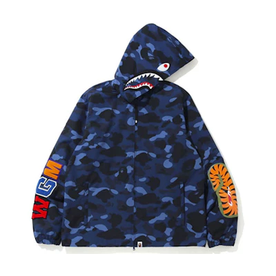 Bape A BATHING APE Shark Series Camo Full-Zip Hoodie for Men. 001LJG301007X
