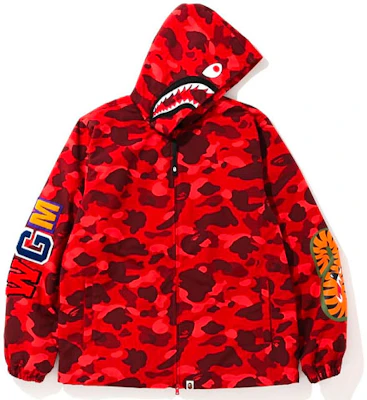 Bape A BATHING APE 鯊魚迷彩全拉鍊連帽外套 男款 001LJG301007X Order Bape A BATHING APE 鯊魚迷彩全拉鍊連帽外套 男款 001LJG301007X