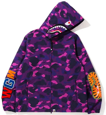 Bape A BATHING APE 鯊魚迷彩全拉鍊連帽外套 男款 001LJG301007X Shop Bape A BATHING APE 鯊魚迷彩全拉鍊連帽外套 男款 001LJG301007X