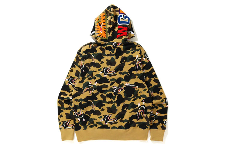 Bape A BATHING APE Shark Series Camo Full-Zip Hoodie Jacket  Fall Collection 1H30-115-009 圖 7