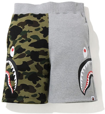 Bape A BATHING APE 鯊魚系列迷彩印花鬆緊短褲 男款 OZXSPM13008XE Order Bape A BATHING APE 鯊魚系列迷彩印花鬆緊短褲 男款 OZXSPM13008XE
