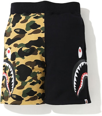 Bape A BATHING APE 鯊魚系列迷彩印花鬆緊短褲 男款 OZXSPM13008XE Shop Bape A BATHING APE 鯊魚系列迷彩印花鬆緊短褲 男款 OZXSPM13008XE
