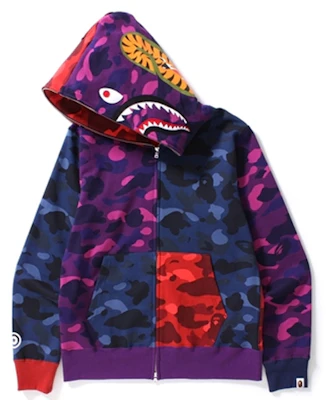 ベイプ A BATHING APE シャーク カモ クレイジー フルジップ フーディ ジャケット. 1D70-115-009 Lookbook ベイプ A BATHING APE シャーク カモ クレイジー フルジップ フーディ ジャケット. 1D70-115-009