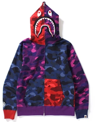 ベイプ A BATHING APE シャーク カモ クレイジー フルジップ フーディ ジャケット. 1D70-115-009 Shop ベイプ A BATHING APE シャーク カモ クレイジー フルジップ フーディ ジャケット. 1D70-115-009