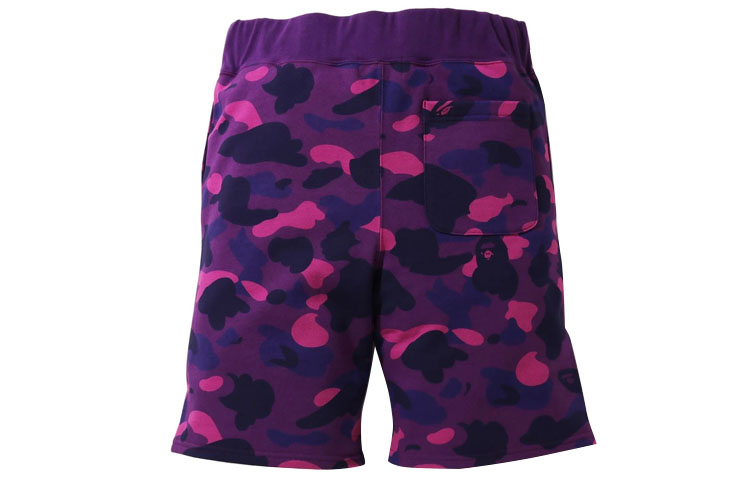 Purchase Bape A BATHING APE 鯊魚系列彩色迷彩鯊魚休閒短褲 1H20-153-006