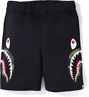 Bape A BATHING APE Shark Series Double Knit Side Shark Shorts Unisex Black. BAPE19SS-016 Bape A BATHING APE Shark Series Double Knit Side Shark Shorts Unisex Black. BAPE19SS-016